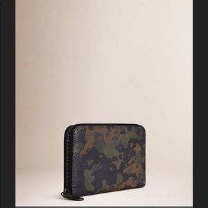 Burberry Camouflage Leather Wallet